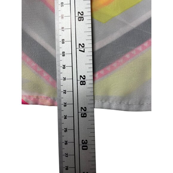 Miken Swim XS Sheer Chevron Print Cover-Up Dress‎ With Elastic Waist NWOT - Picture 8 of 8